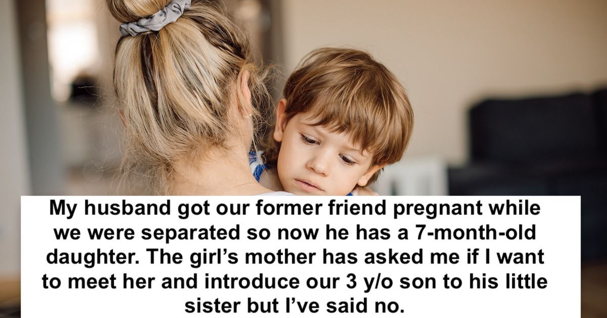 Woman refuses to let son meet 'half-sibling' that husband had while ...