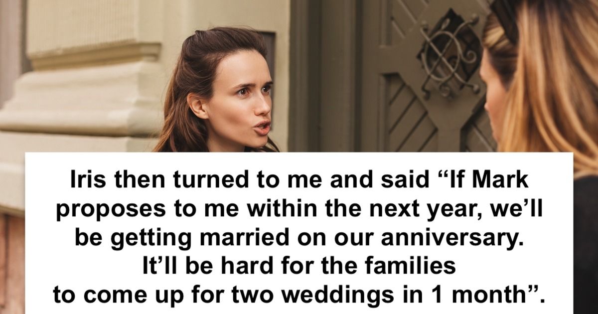 Woman shuts down brother's GF about weddings, 'let's see if