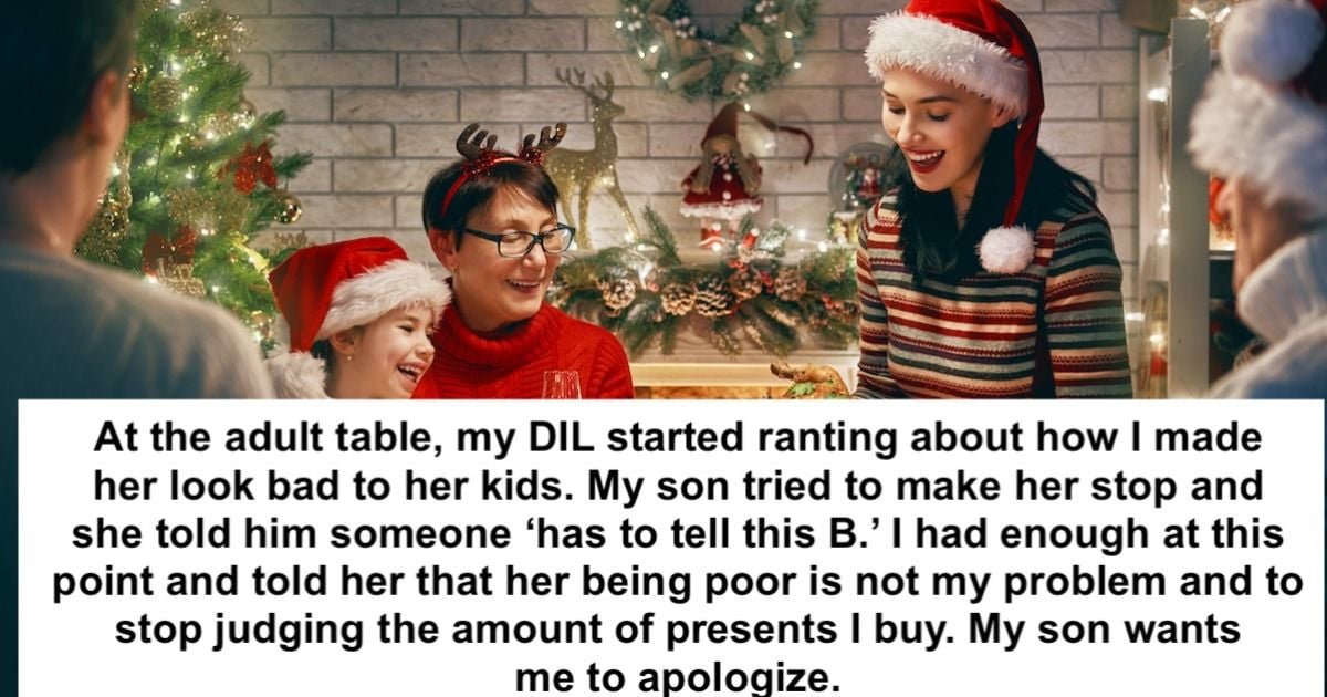 Woman snaps at DIL complaining she buys too many gifts, 'being poor isn ...