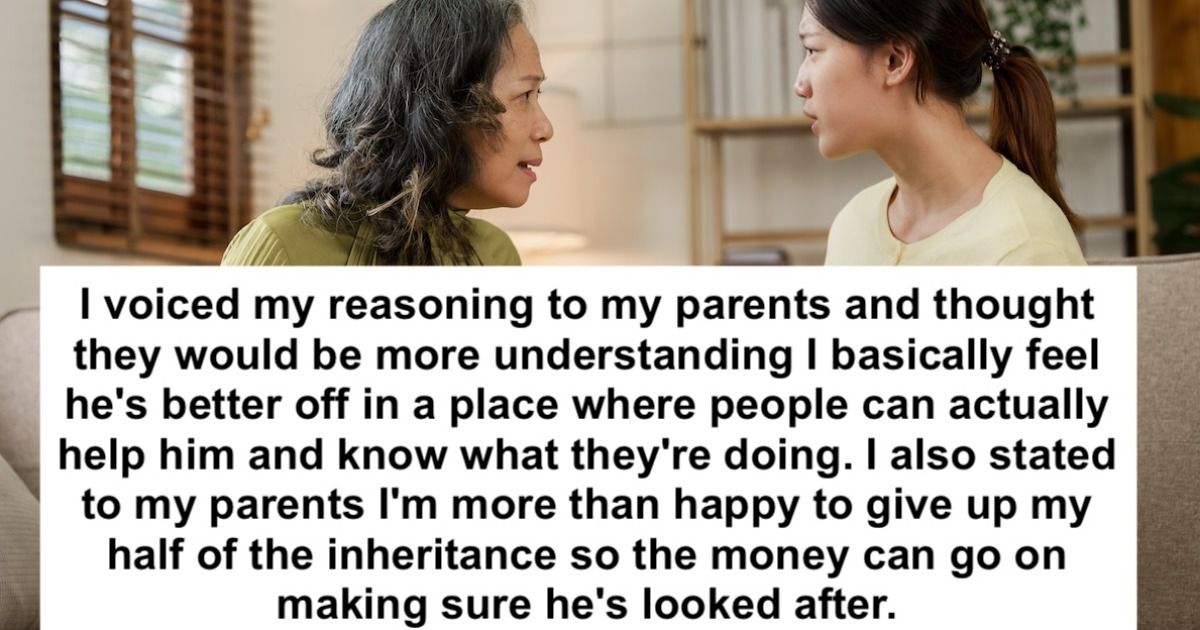 Woman tells parents she won't care for disabled brother if they pass(02)