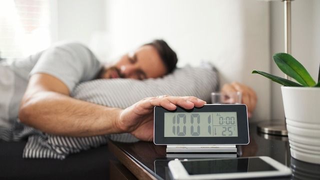 Woman asks if she was wrong to turn off husband's alarm and lie about it.