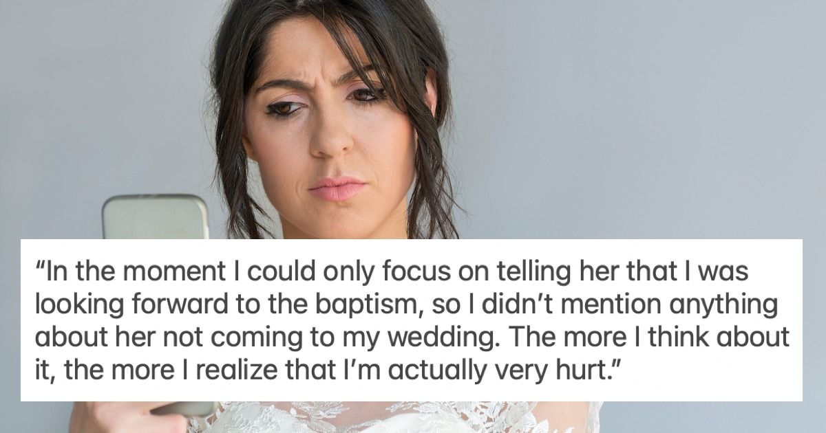 Bride hurt BFF planned baptism day before wedding, then is ‘too tired