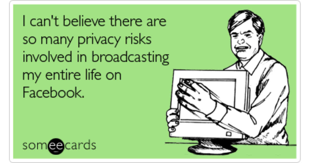 Many people believe. Privacy meme.