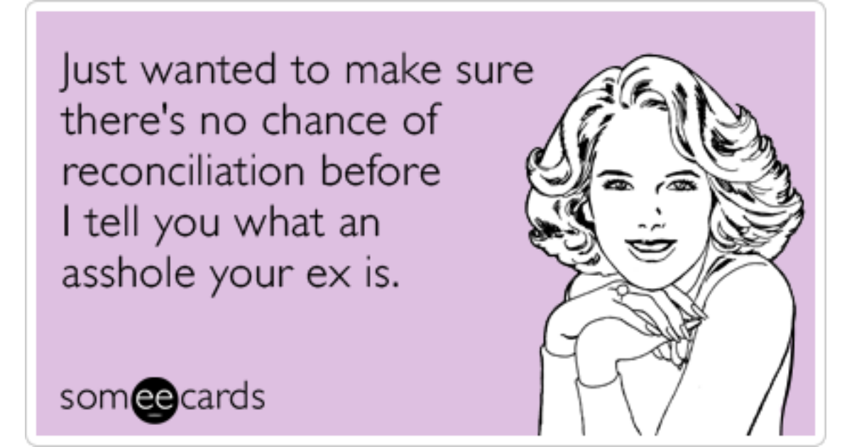 Free and Funny Divorce Ecard: Just wanted to make sure there'