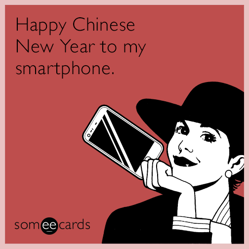Happy Chinese New Year to my smartphone.
