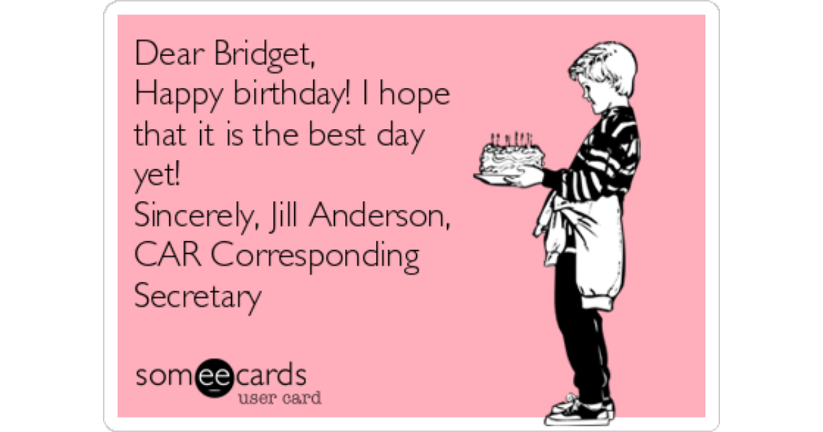 cohost! - Happy Birthday Bridget!