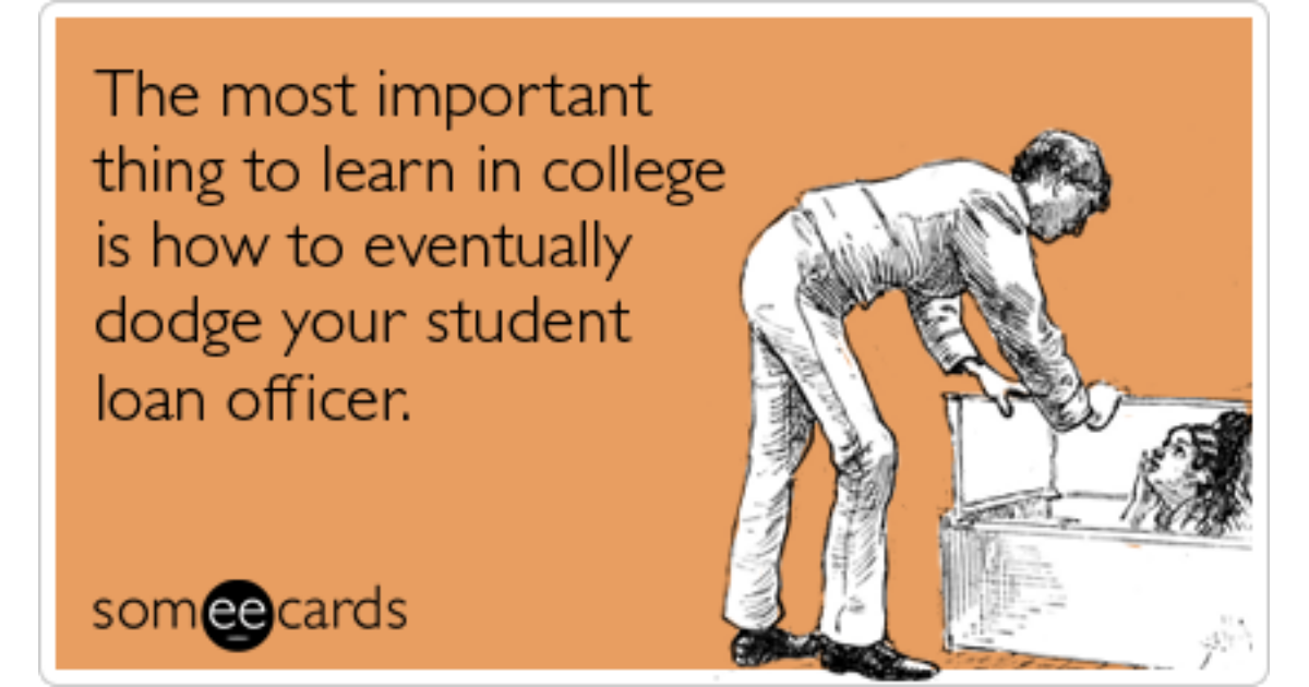College Final Exams Loan Officer Funny Ecard College Ecard