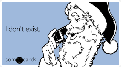 I don't exist | Christmas Season Ecard