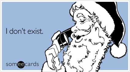 I don't exist | Christmas Season Ecard