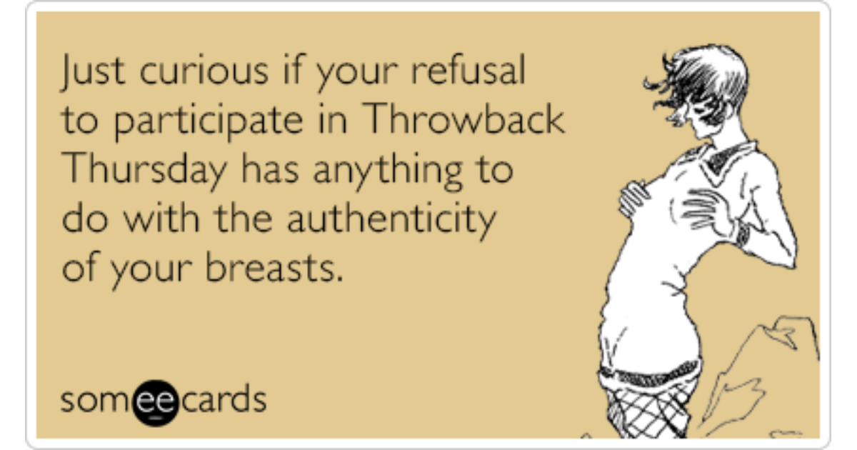 throwback thursday ecard