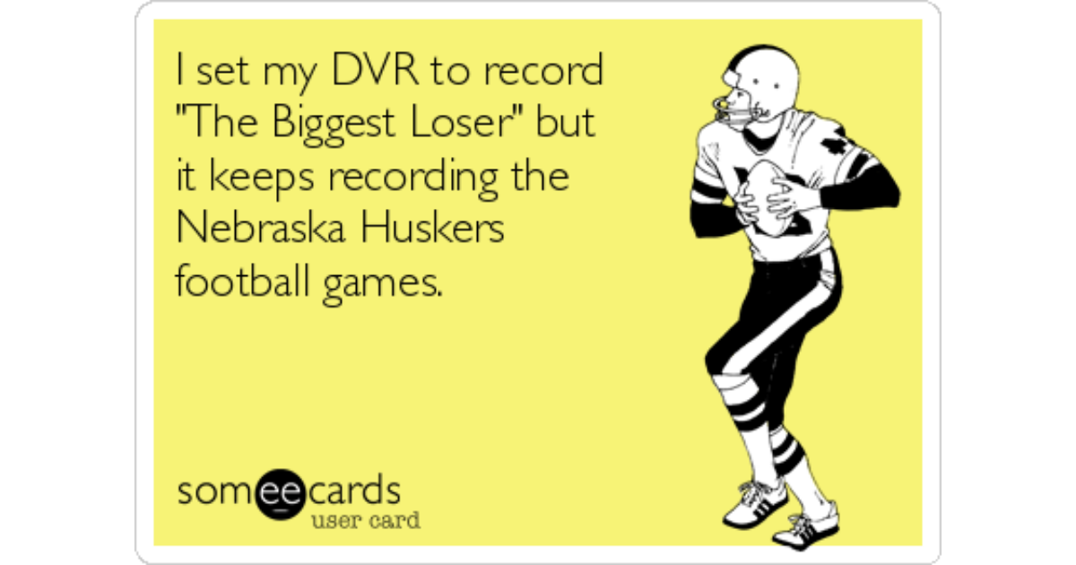 I set my DVR to record The Biggest Loser but it keeps recording all of  the Red Sox games. Go Yankees!