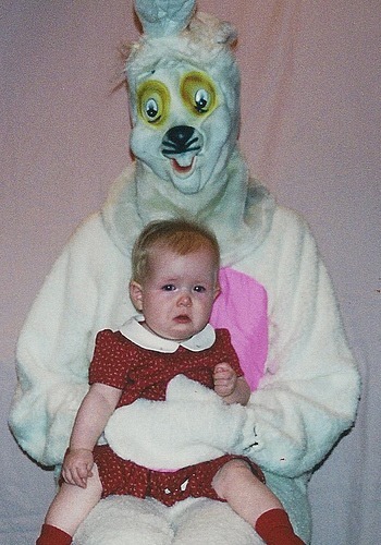 Image result for terrifying easter bunny