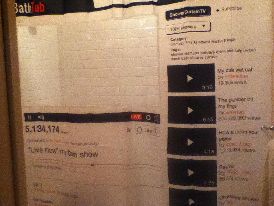 porno shower curtain Gay twink thunb
