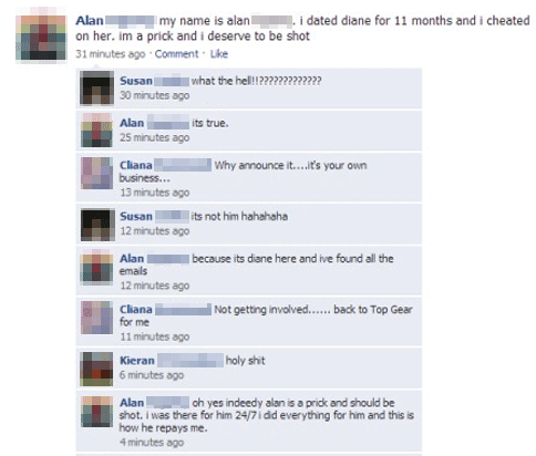 The Best Examples Of People Caught Cheating On Facebook | Someecards So ...