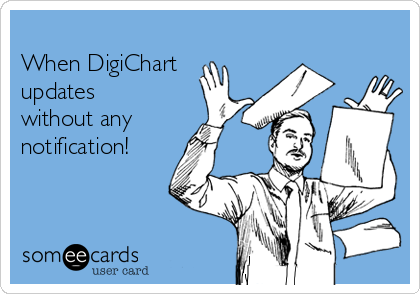 
When DigiChart
updates
without any
notification!