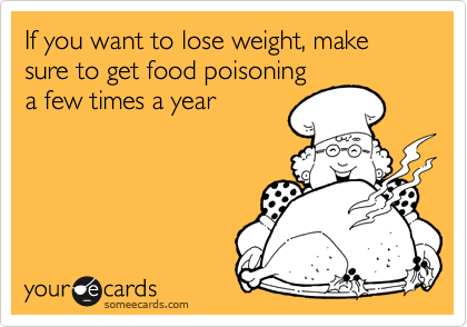 Getting Food Poisoning To Lose Weight