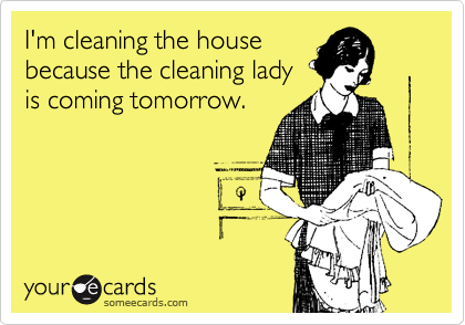Think You Need Like I Lady A Me Cleaning Cleaning Lady
