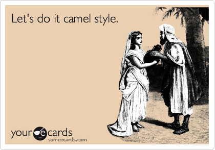 Let's do it camel style. 
