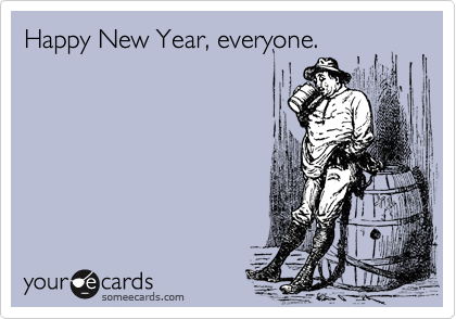 Happy New Year, everyone.