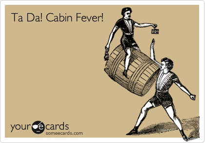 Ta Da! Cabin Fever! 