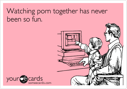 Watching porn together has never been so fun. 