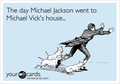 The day Michael Jackson went to Michael Vick's house...