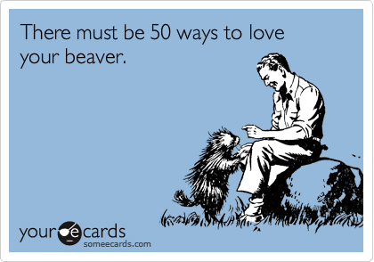 There must be 50 ways to love your beaver.