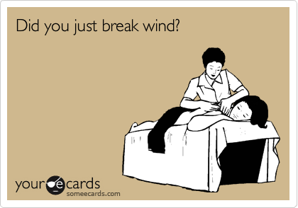 Did you just break wind?