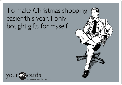 christmas shopping someecards
