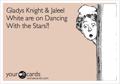 Gladys Knight & Jaleel
White are on Dancing
With the Stars?!