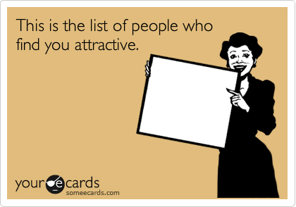 This is the list of people who
find you attractive.