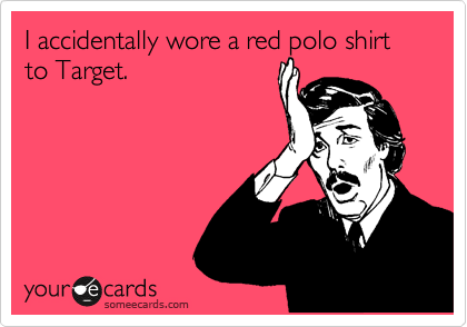 Target hotsell red polo