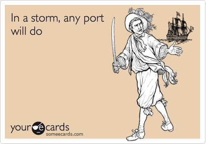 Image result for port in the storm cartoon