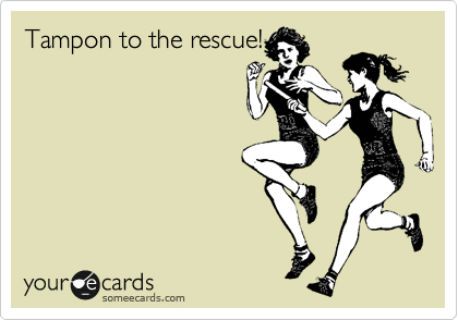 Tampon to the rescue!