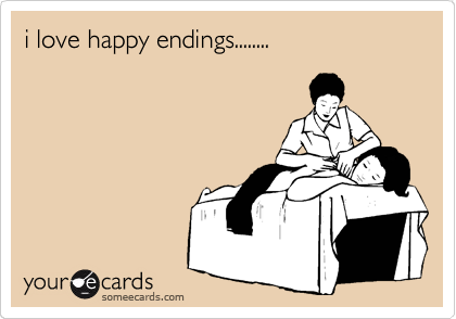 i love happy endings........