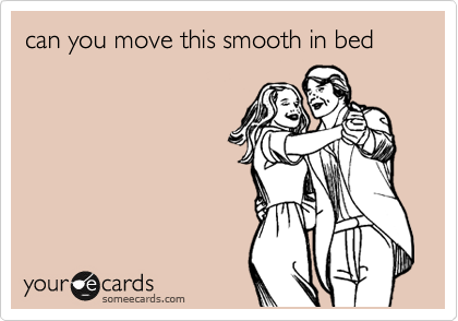 can you move this smooth in bed