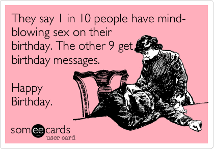 People Having Sex On Their Birthday