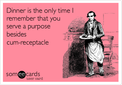 Cum receptacle