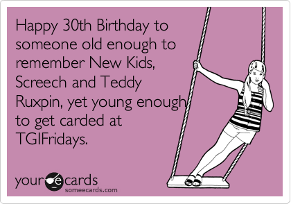 happy dirty 30th birthday wishes