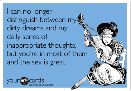 My most inappropriate thoughts