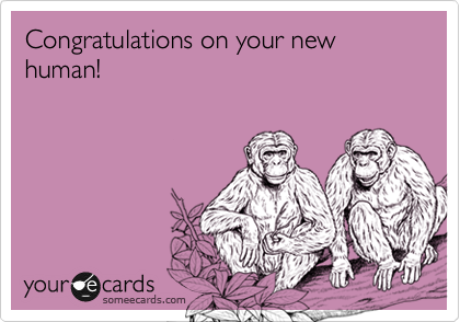 Congratulations on your new human! 