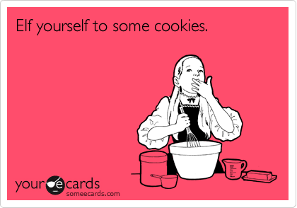 Elf yourself to some cookies.