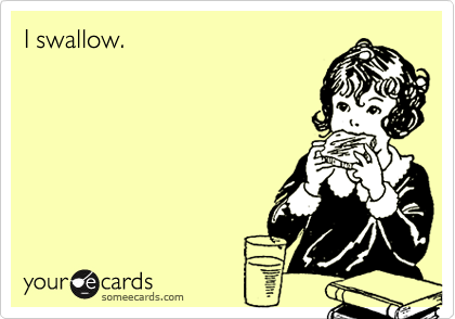 I swallow.