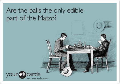 Are the balls the only edible
part of the Matzo?

