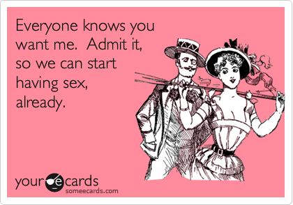 I want to have sex already I want to have sex already