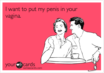 I want to put my penis in your vagina photo