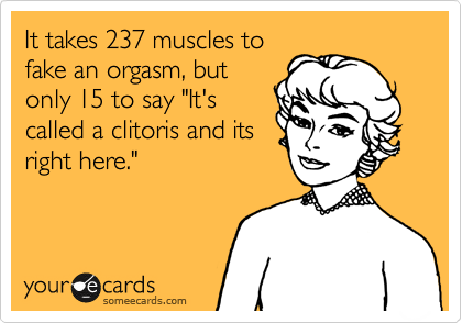 Fake orgasam