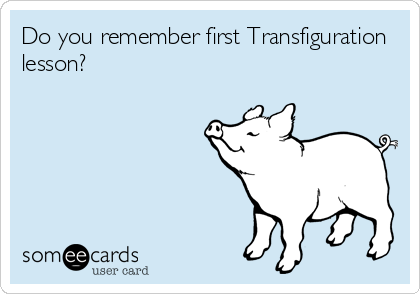 Do you remember first Transfiguration
lesson?