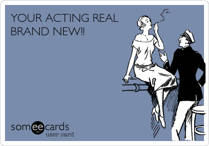YOUR ACTING REAL
BRAND NEW!!