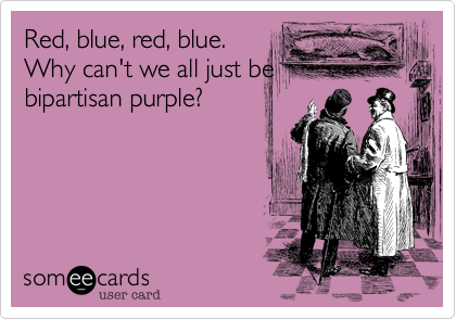 Red%2C blue%2C red%2C blue.
Why can't we all just like
purple%3F